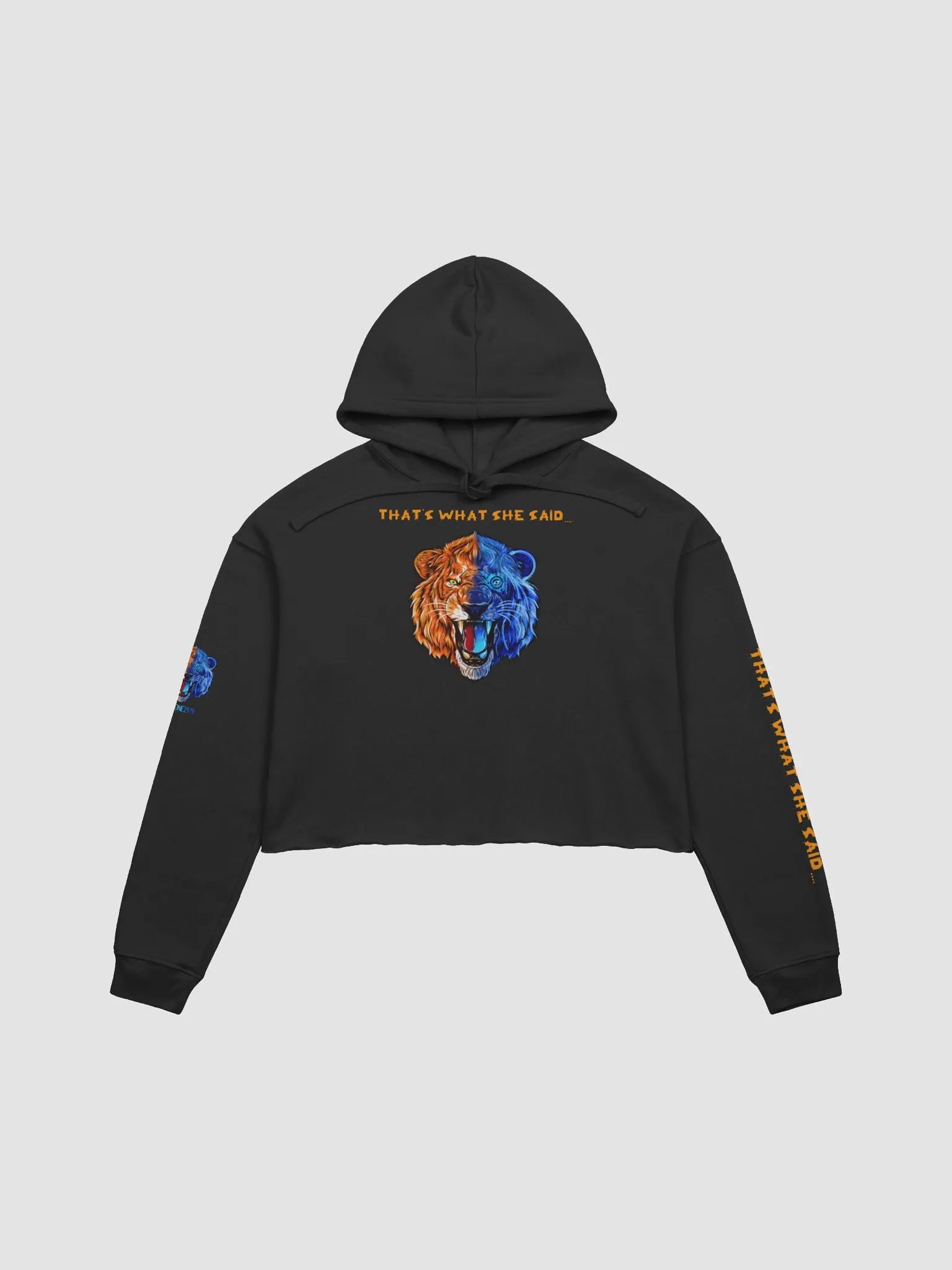 Bella+Canvas Fleece Crop Hoodie with 