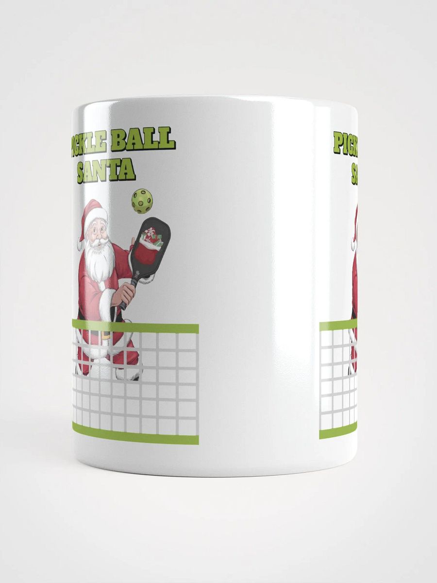 Pickle Ball Santa - Christmas Design White Mug product image (13)