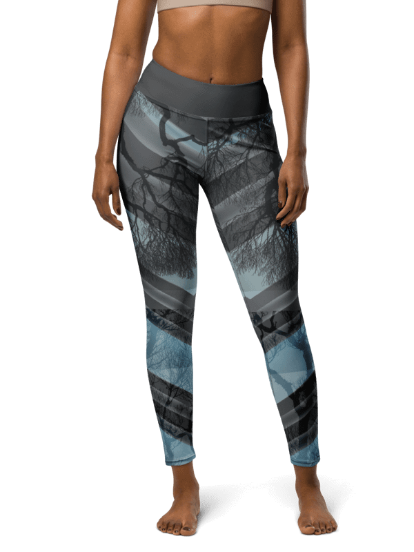Gray Wood-Yoga Leggings product image (4)