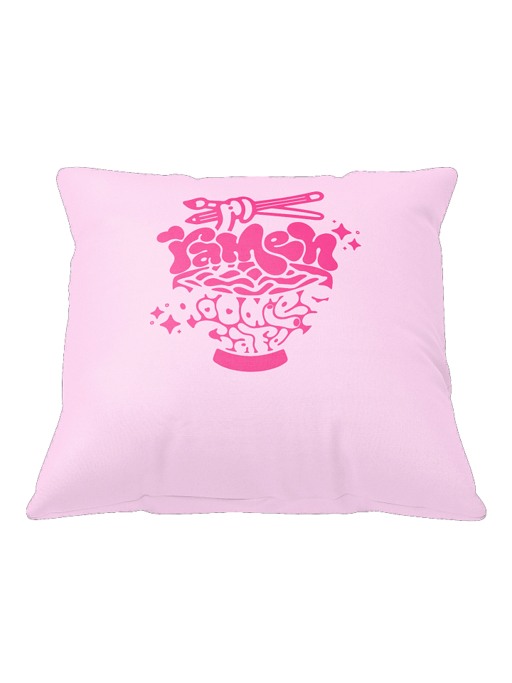 RamenDoodlesCafe Logo Throw Pillow product image (2)