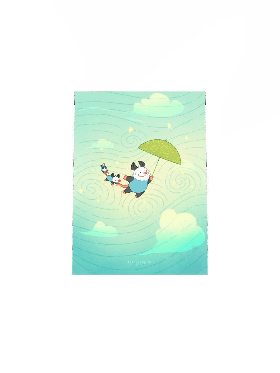 Windy Possum Print product image (8)