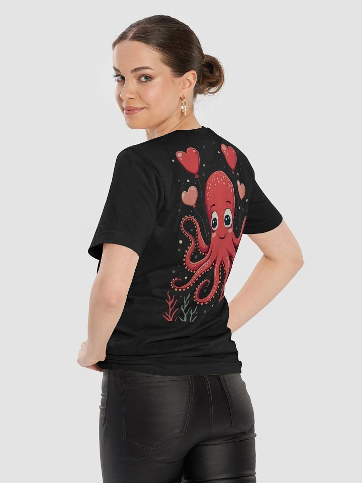 Octopus With Hearts Balloons T-Shirt product image (2)