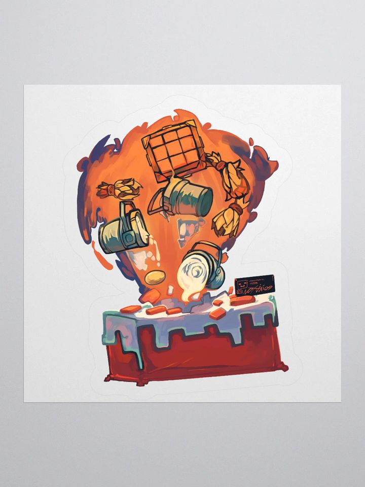 "I'll Make a Cake" Design Sticker product image (1)