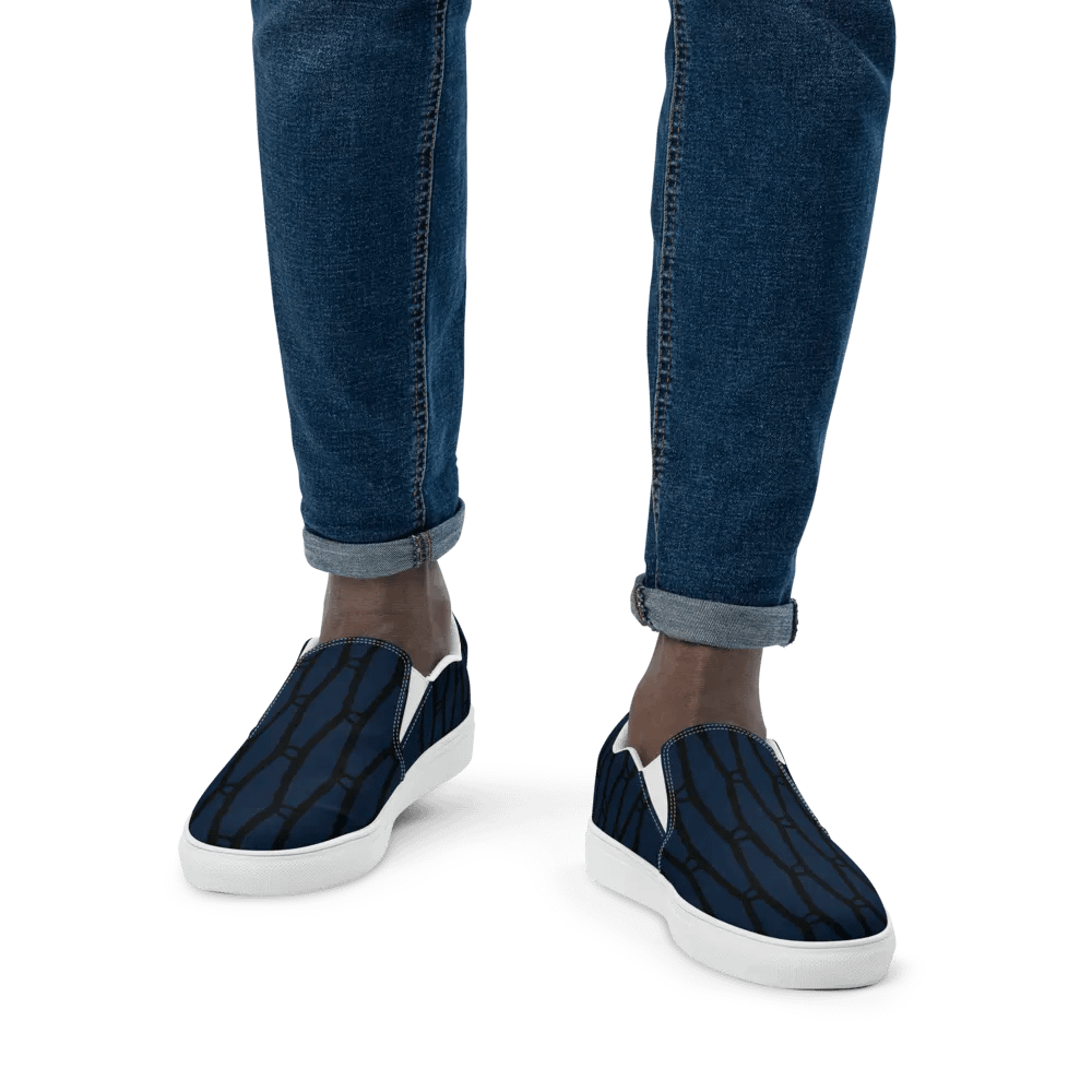 Interconnected Nightfall Canvas Slip-Ons product image (4)