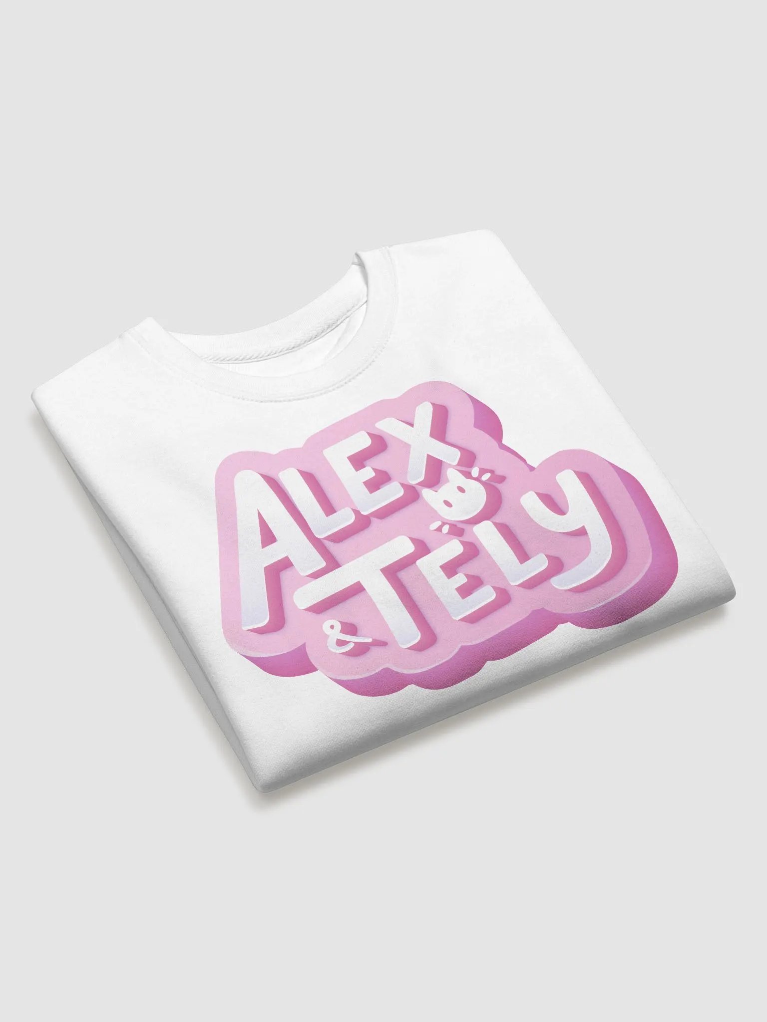 Alex & Tely Pink Logo Sweatshirt product image (3)