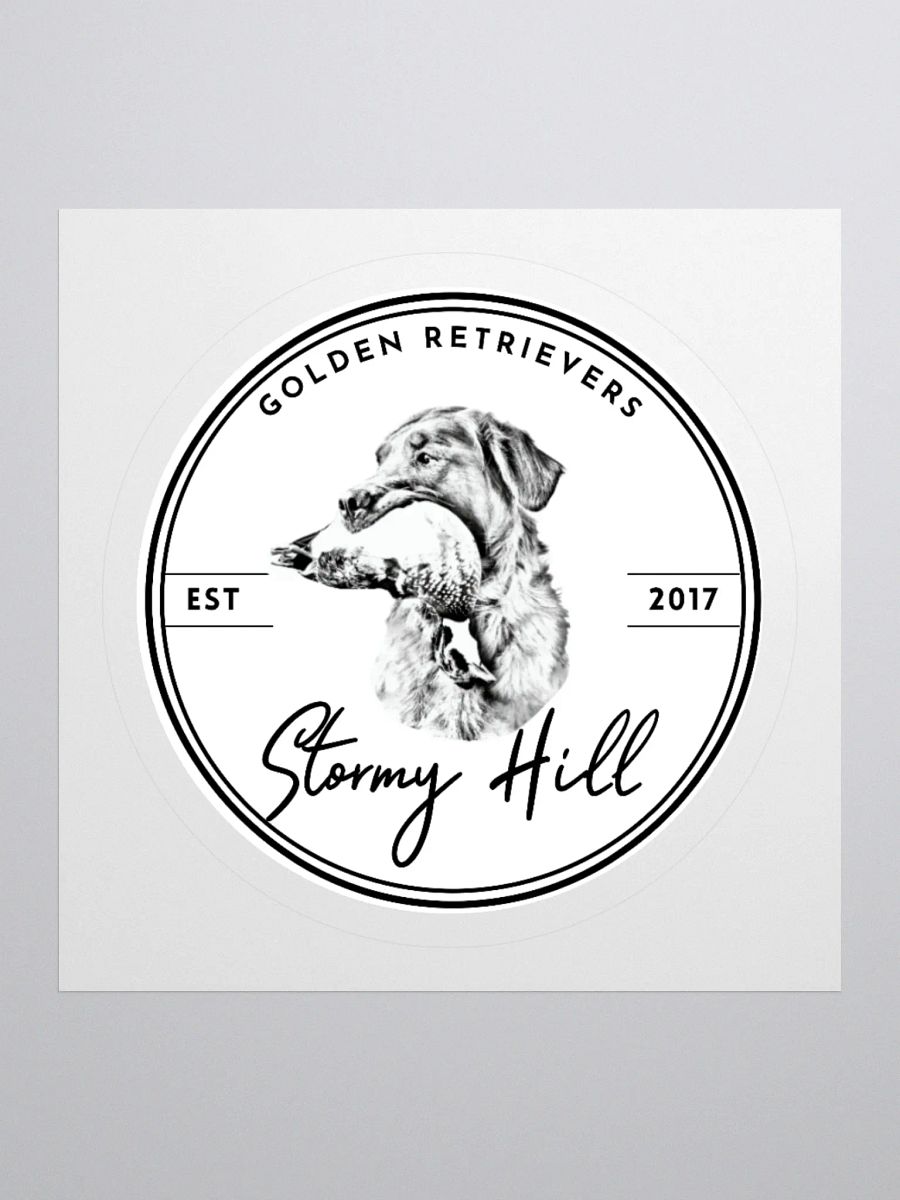 Stormy Hill Golden Retrievers Stickers product image (2)