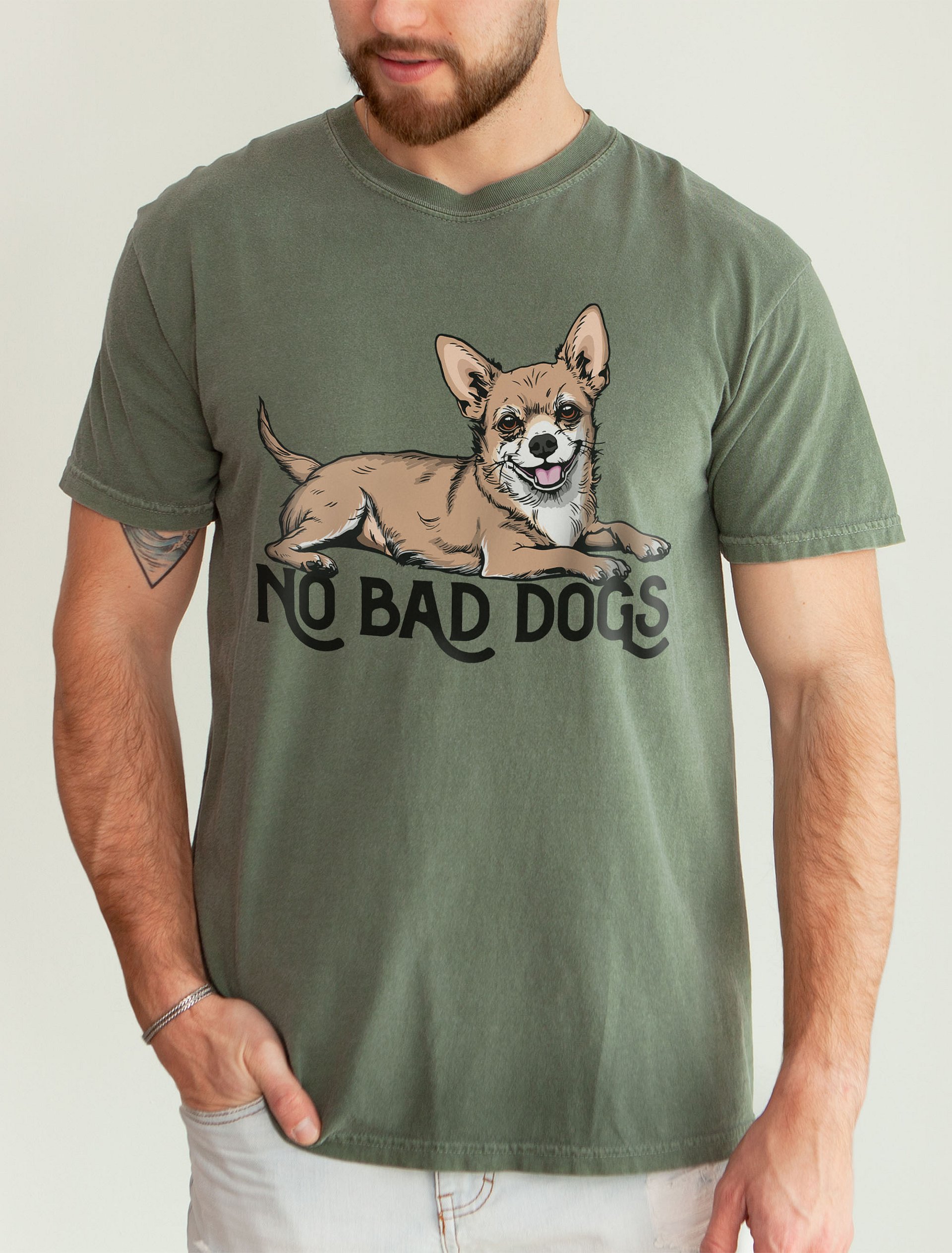 No Bad Dogs T-Shirt of a Chihuahua | Funny T-Shirt for Chihuahua Paw-rents product image (21)
