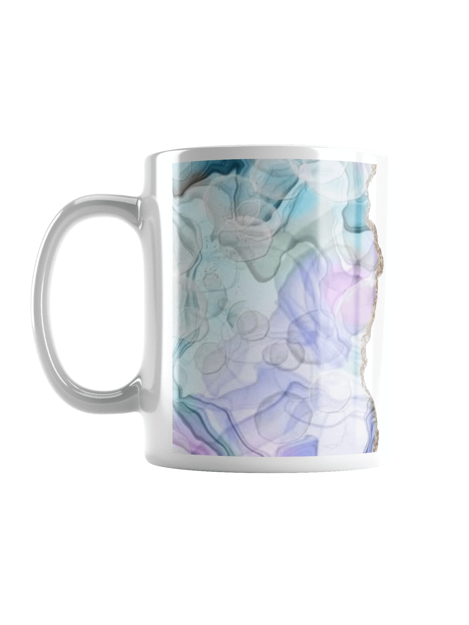 Swirls of Color White Glossy Mug product image (2)