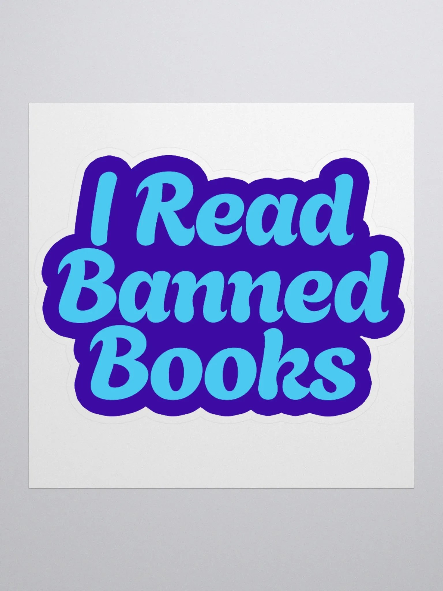 "I Read Banned Books" Kiss Cut Stickers product image (3)