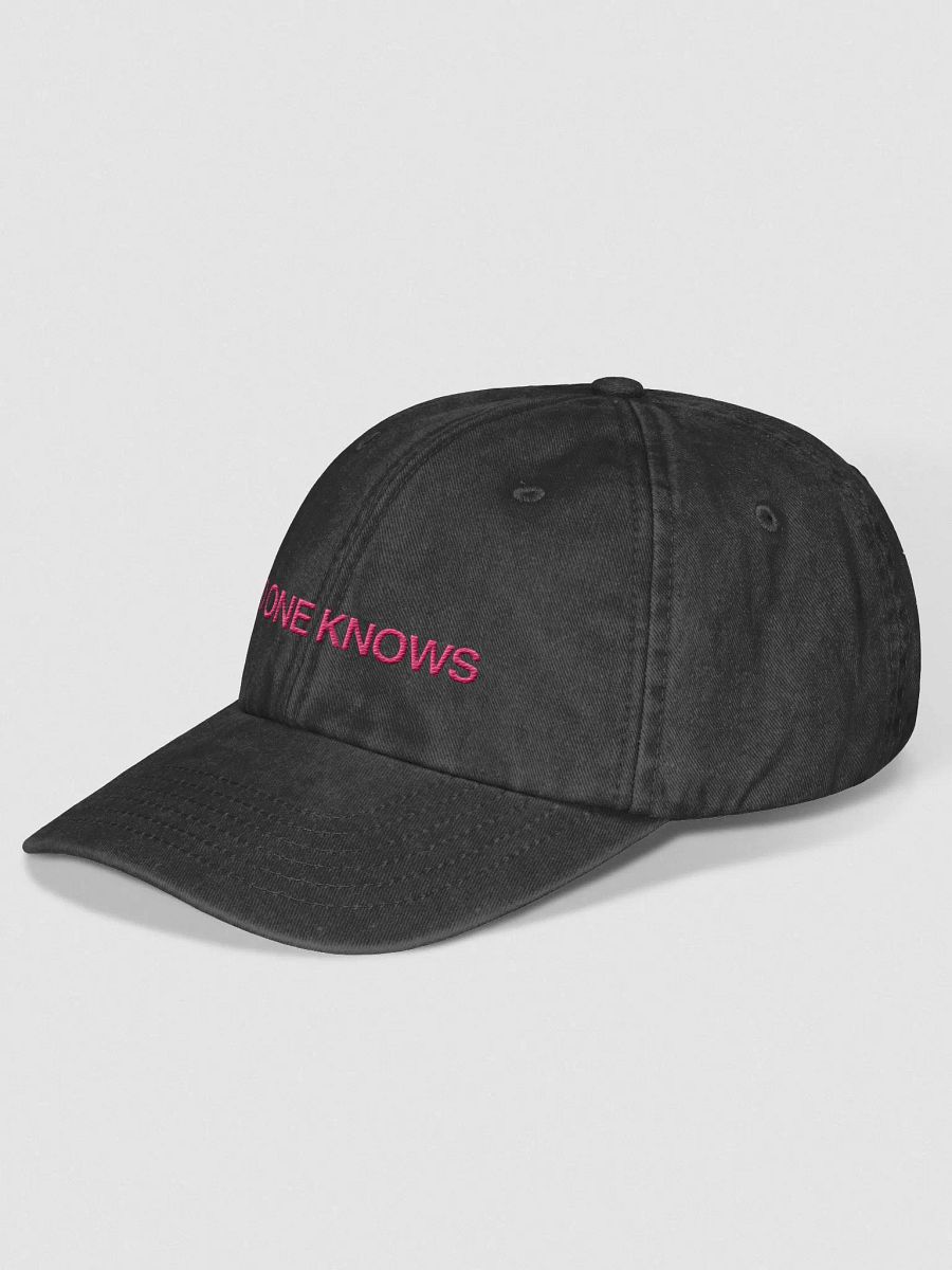 NO ONE KNOWS Cap product image (4)