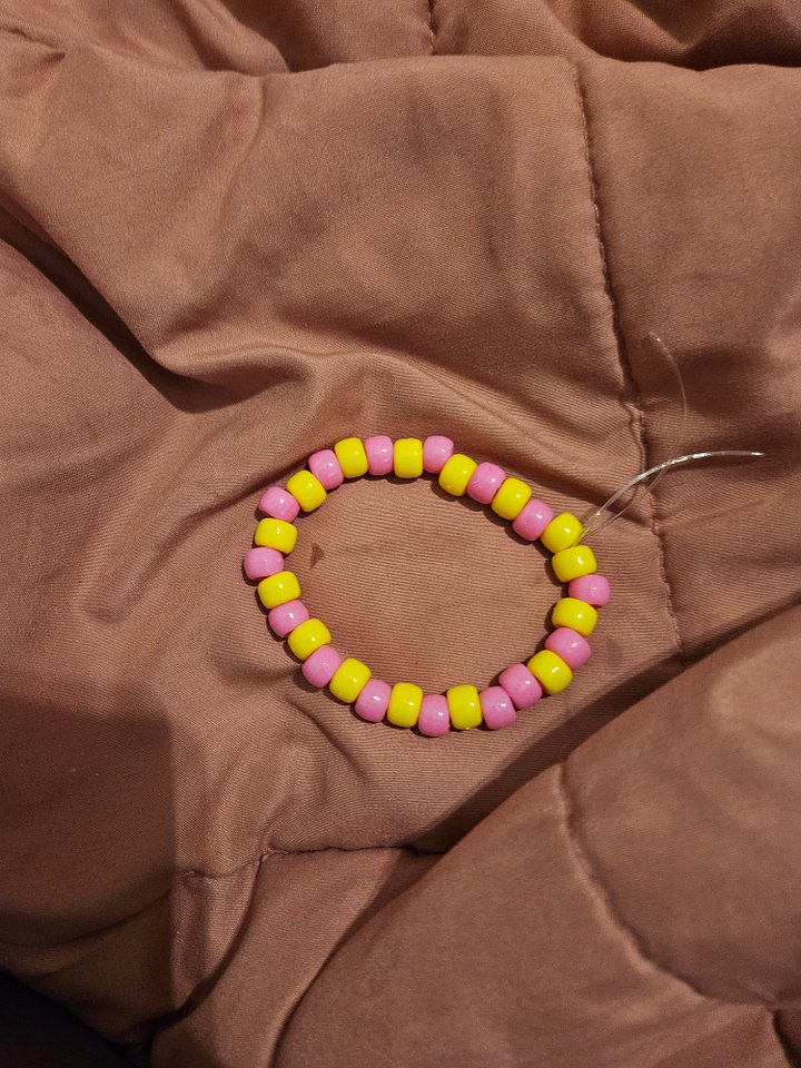 Pink and yellow bracelet! product image (1)
