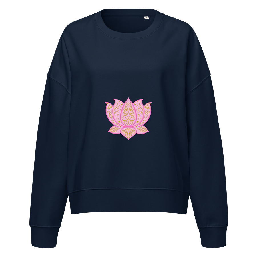 Golden Lotus Organic Sweatshirt product image (1)