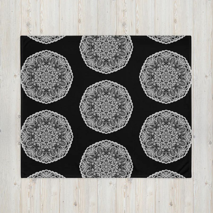 Mandala Magic Throw Blanket product image (6)