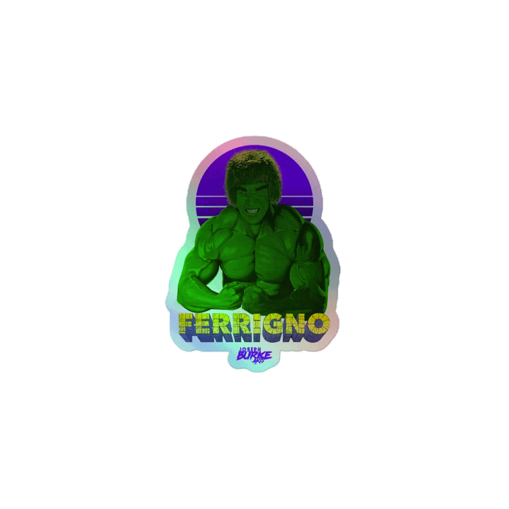 Lou Ferrigno's Hulk Holofoil Sticker product image (1)