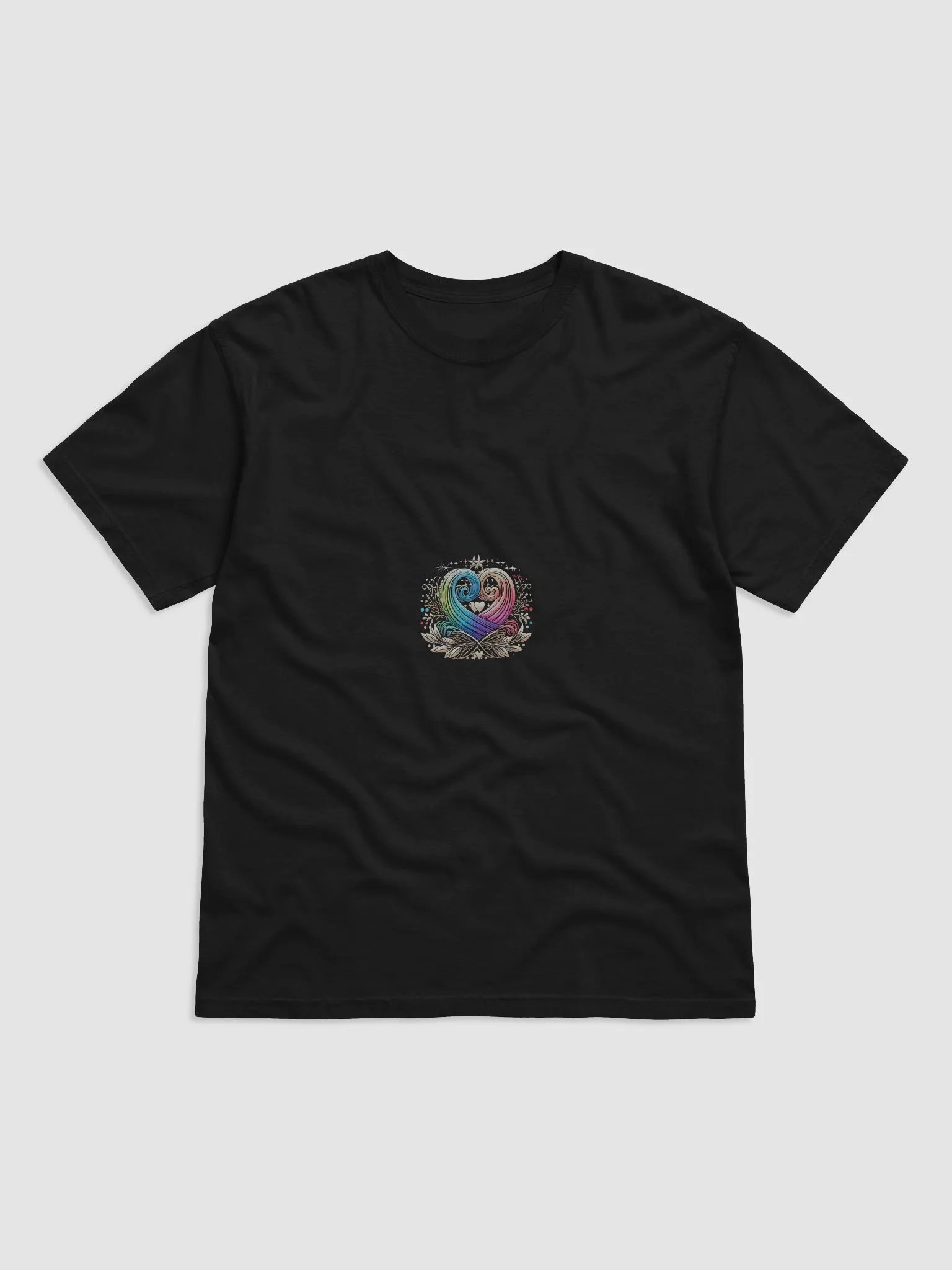 Symmetrical Heart Swirl T-Shirt product image (1)