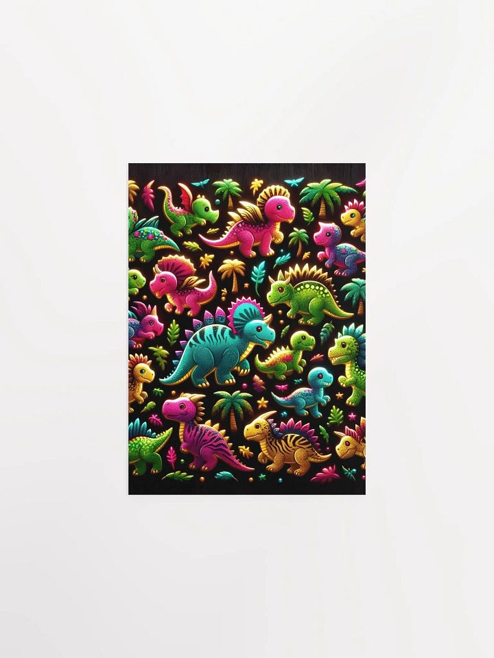 Whimsical Dino Delight Poster product image (4)
