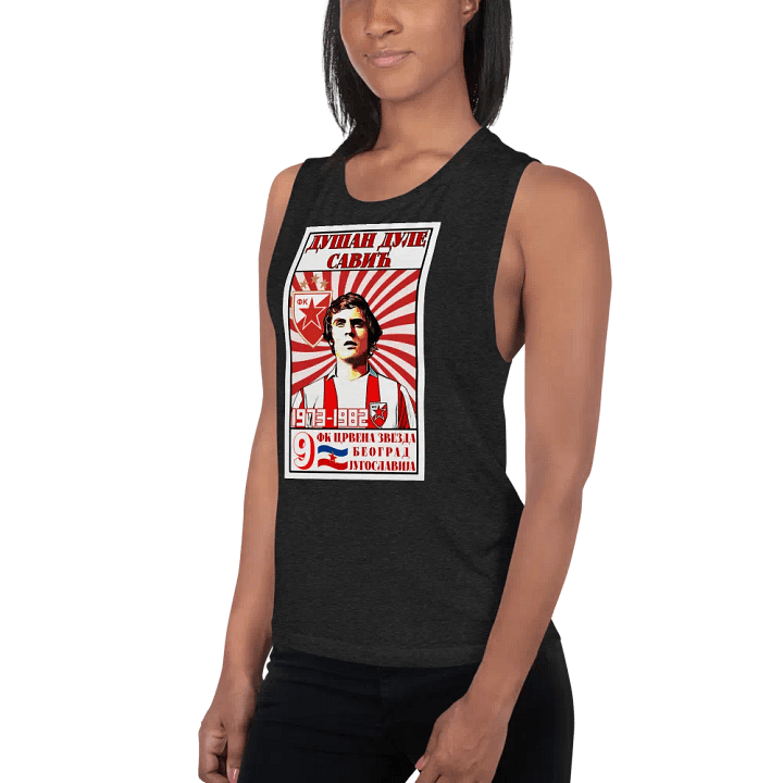 Dušan Dule Savić (FK Crvena Zvezda) Bella+Canvas Women's Flowy Muscle Tank product image (2)