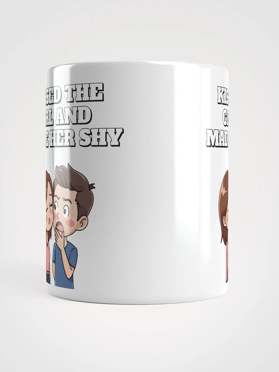 Kissed The Girl And Made Her Shy - Nursery Rhythm Parody White Mug product image (7)