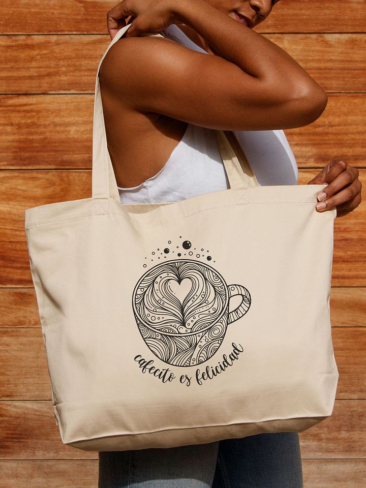 Cafecito Es Felicidad Tote Bag product image (1)