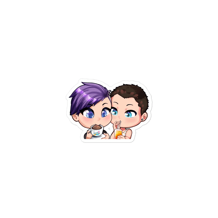 Britva and Austin Sip Emote Magnet product image (1)