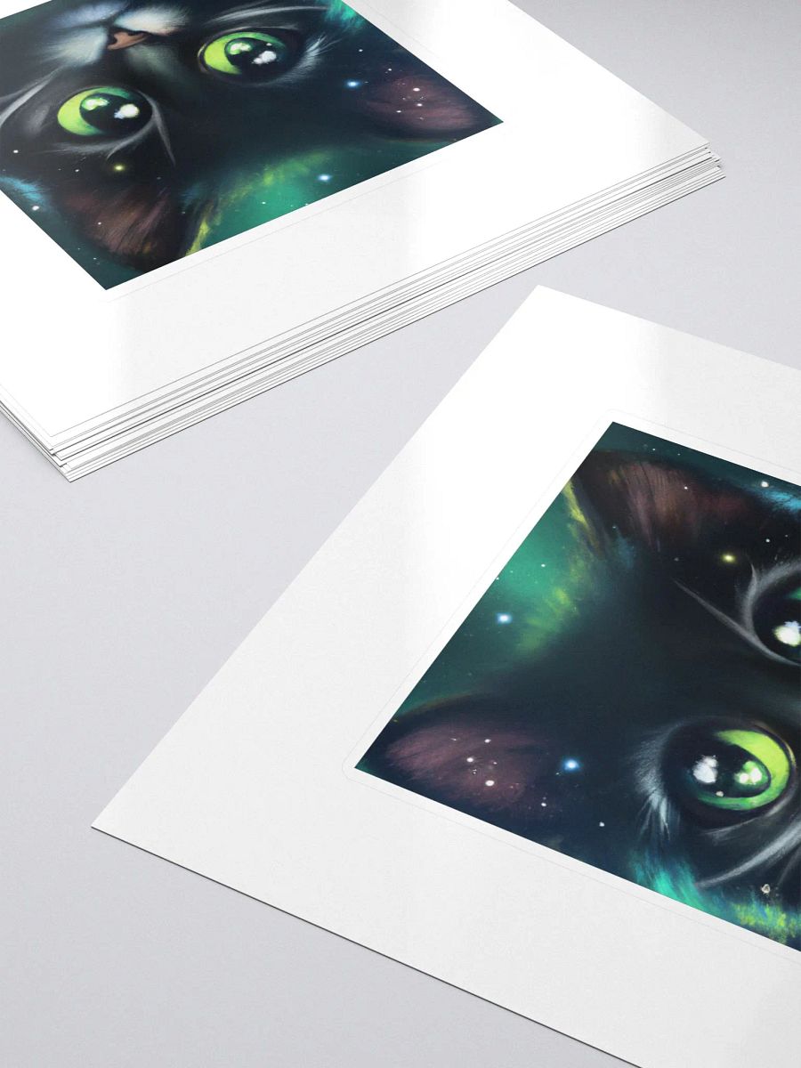 Cute Galactic Kitty Sigma Sticker product image (5)
