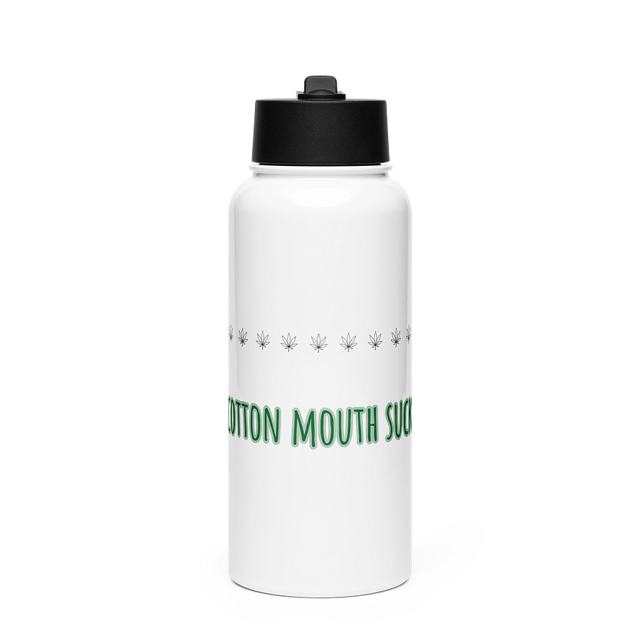 'COTTON MOUTH SUCKS' Stainless Steel Water Bottle - Cotton Mouth Sucks product image (1)