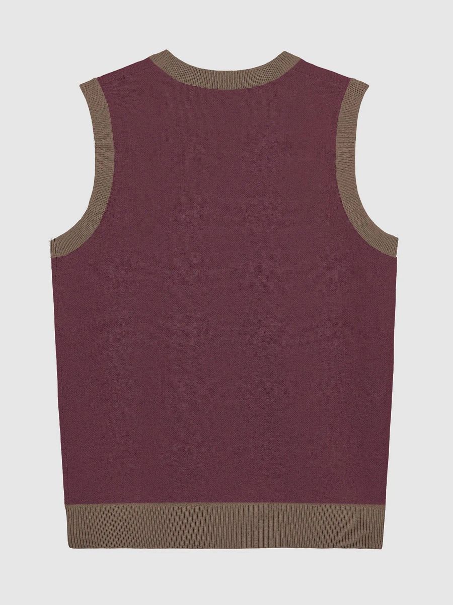 Cozy Jacquard V-Neck Vest product image (2)