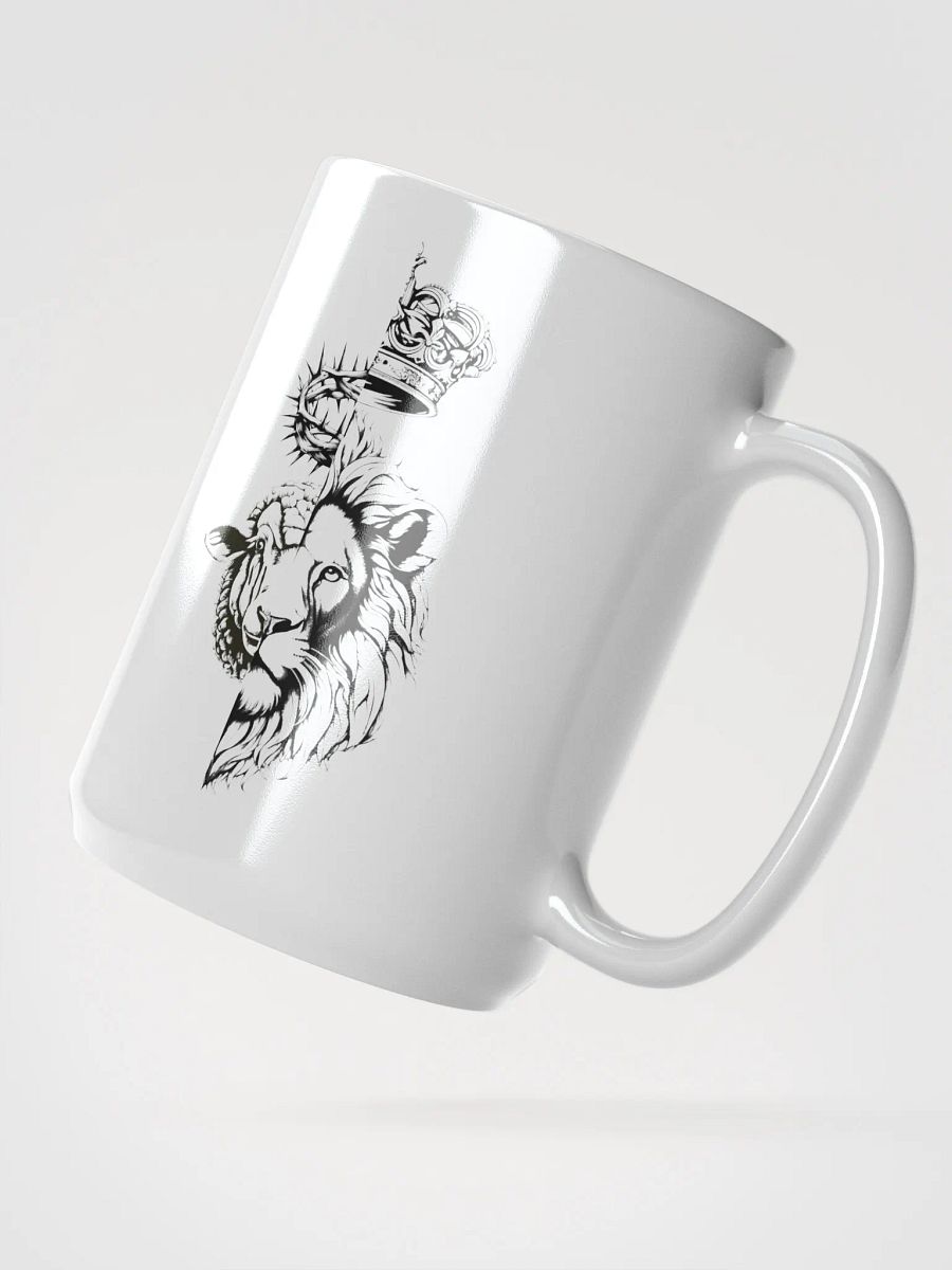 Lion and Lamb Ceramic Mug - 15oz, Perfect for Coffee Lovers & Gifts product image (2)