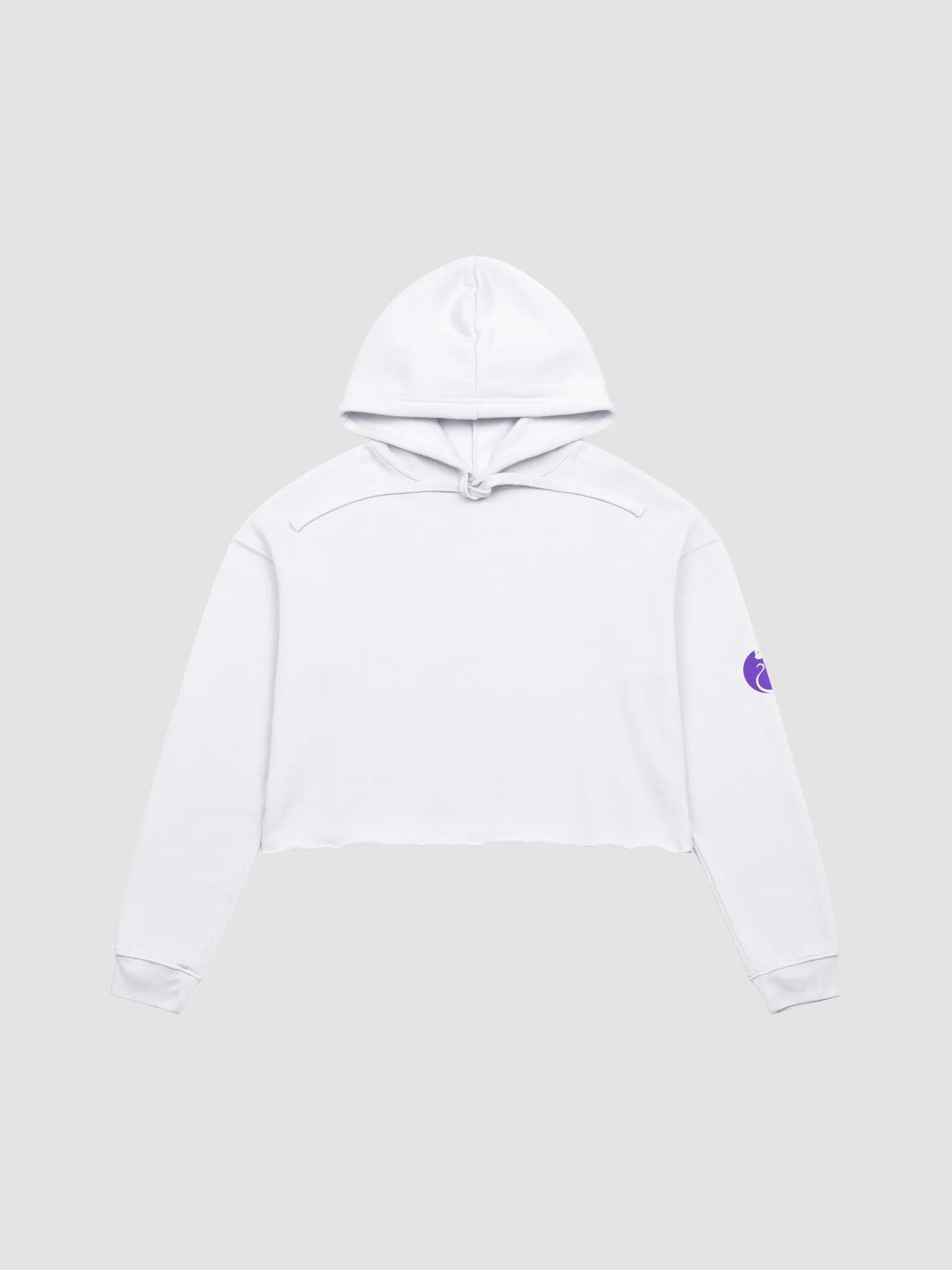 KawaiiKitten Essential Super White Crop Hoodie product image (29)