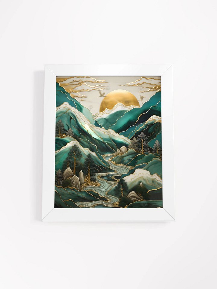 Golden Sun Valley Framed Poster product image (1)