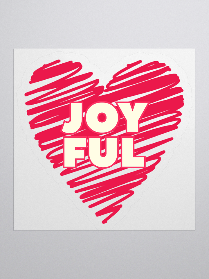 Joyful Heart Vinyl Sticker product image (1)