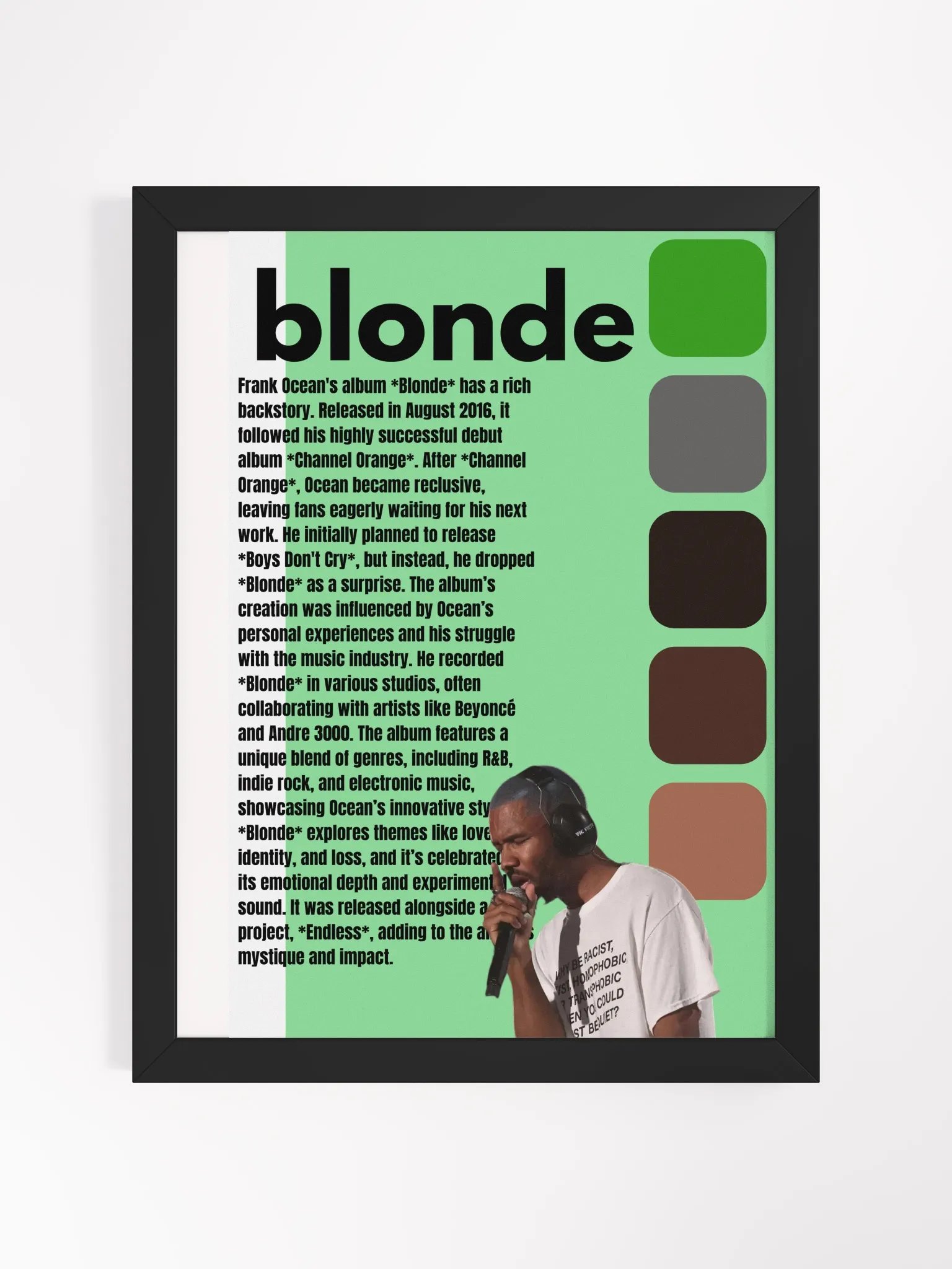 (12X16in) Blonde: Framed Matte Poster product image (1)