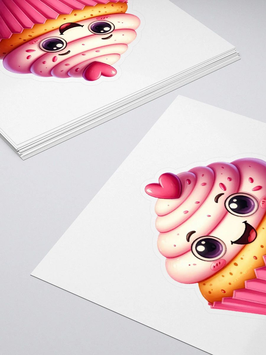 Cupcake Heart Sticker product image (5)