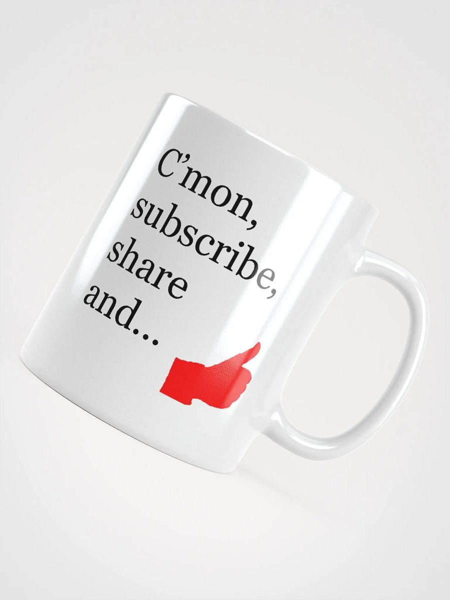 Provocative nudge to subscribe mug Left handers product image (5)