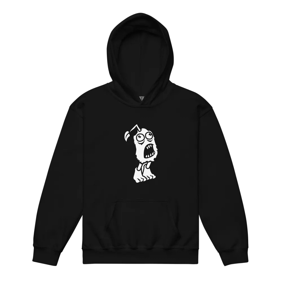 Youth Furcorn Character (White on Dark) Hoodie product image (8)