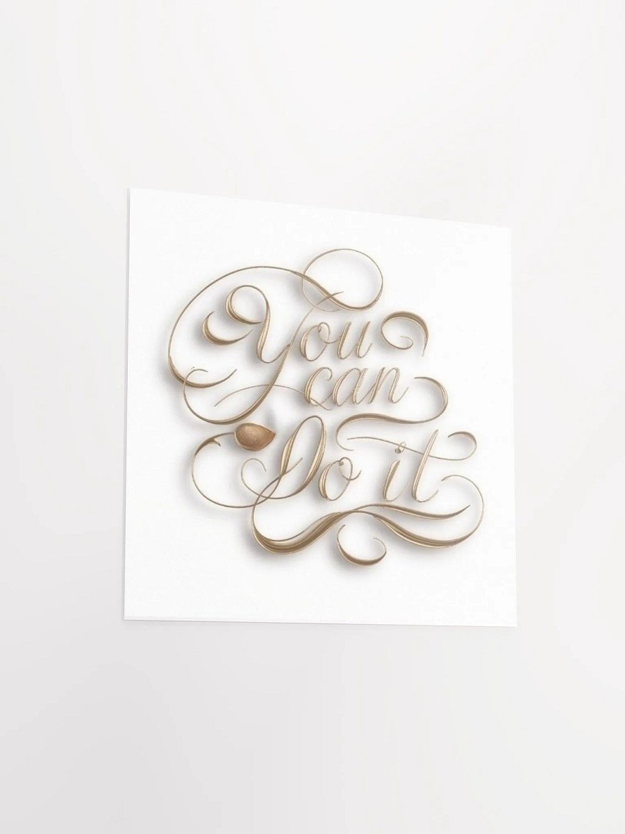 Self-Love Affirmation Art for Goal Manifestation and Self-Care - You Can Do It product image (4)