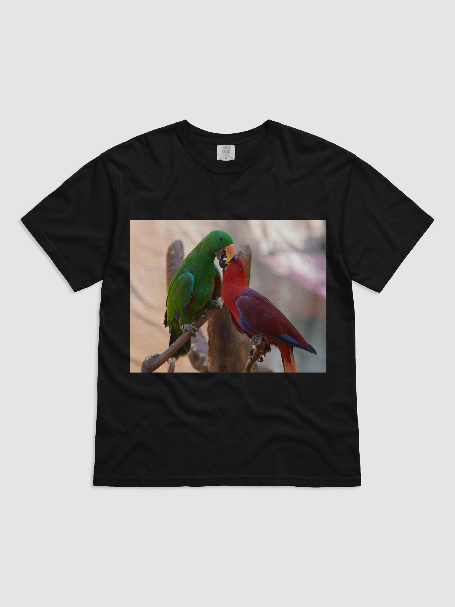 Vibrant Parrot Duo T-Shirt product image (1)