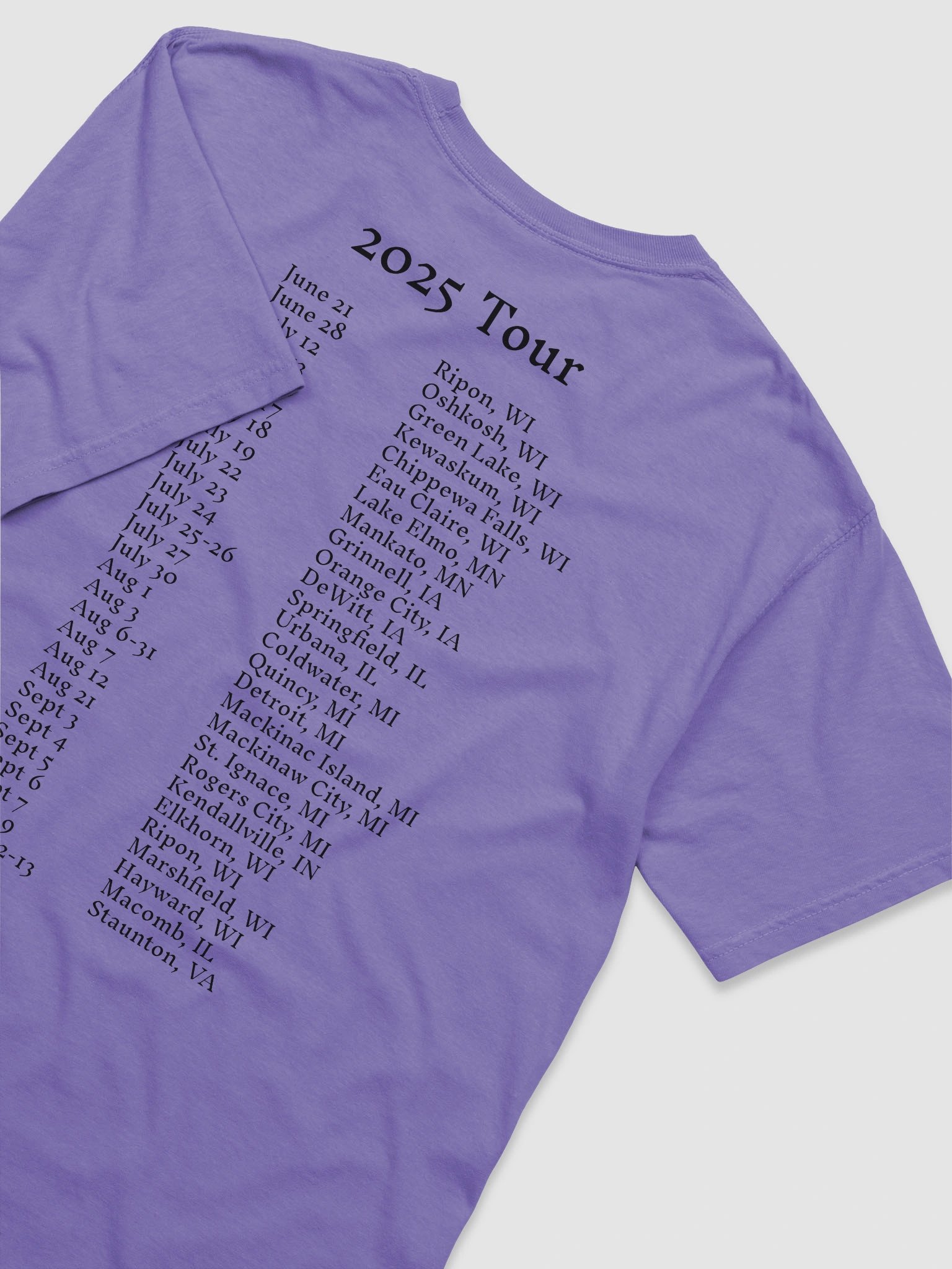 2025 Tour T-Shirt product image (6)
