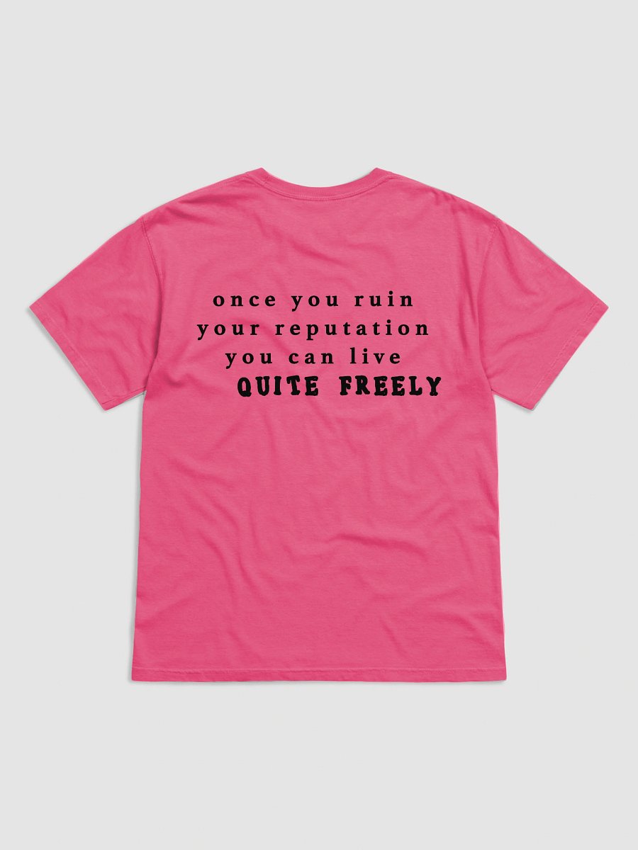 ruin your reputation pink tee product image (2)