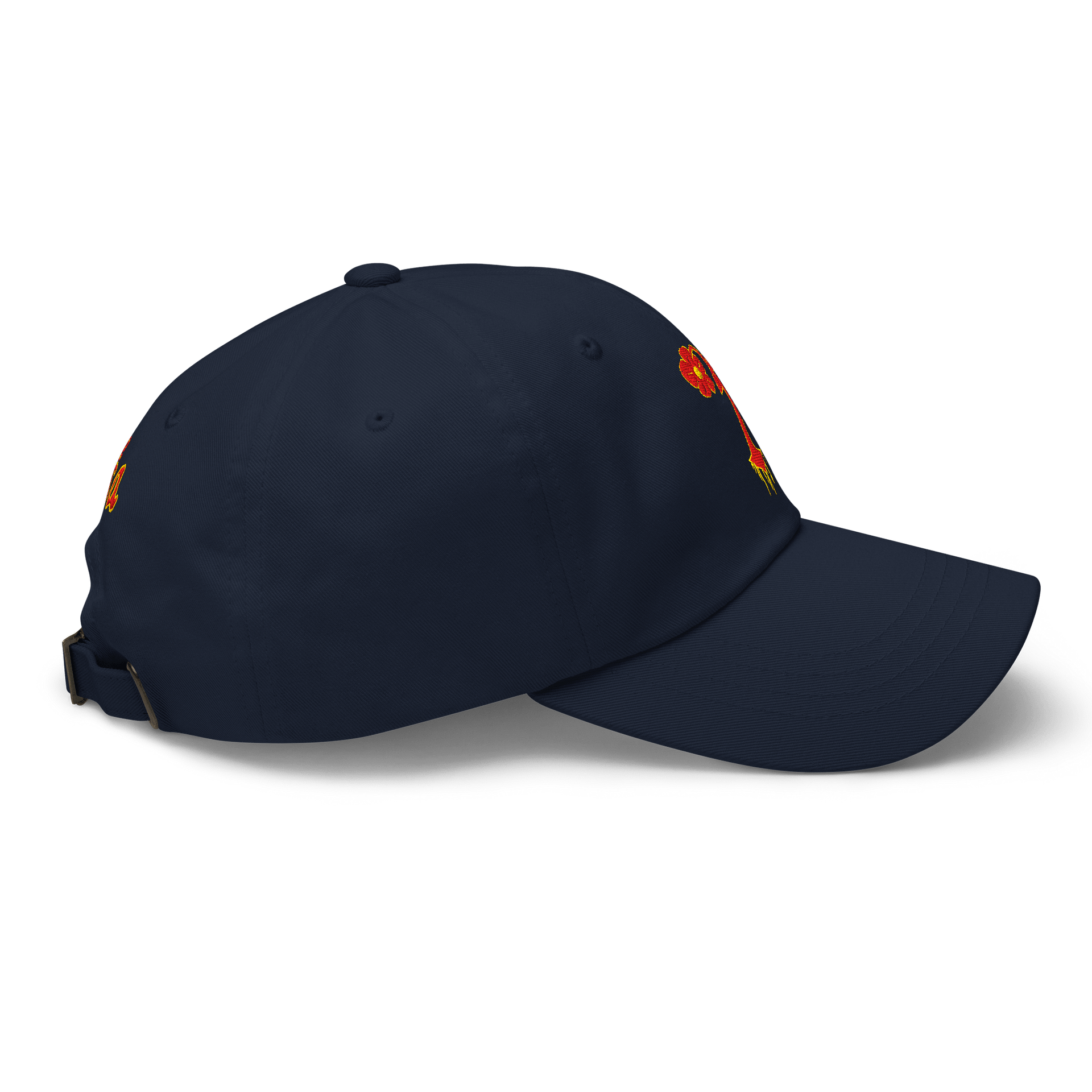 "Flower" Embroidered Dad Hat product image (2)
