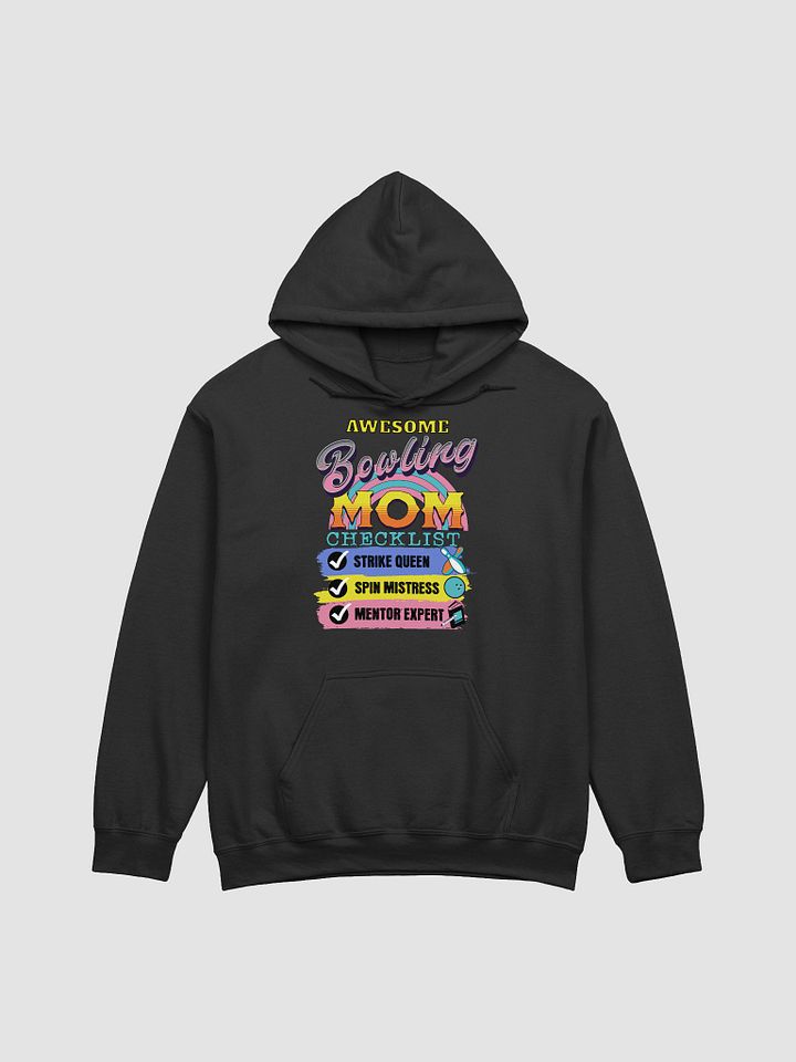 Awesome Bowling Mom Checklist Hoodie product image (1)