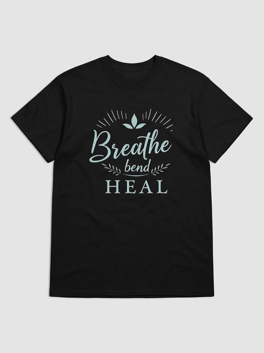 Breathe, Bend, Heal: Empower Your Mind and Body with Our Inspirational Yoga T-Shirt product image (1)