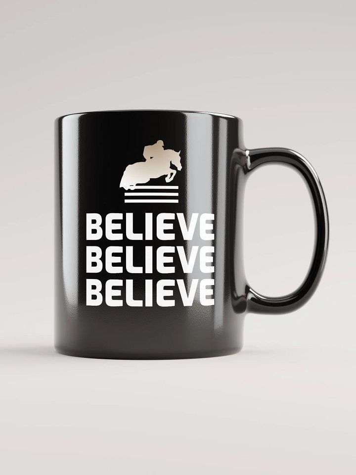Believe Show Jumping-Themed Mug product image (1)