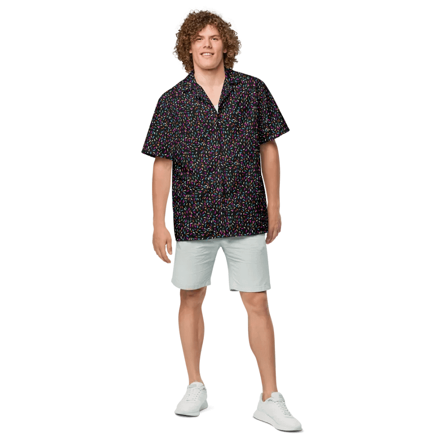 Black Sprinkle Button-Up product image (4)