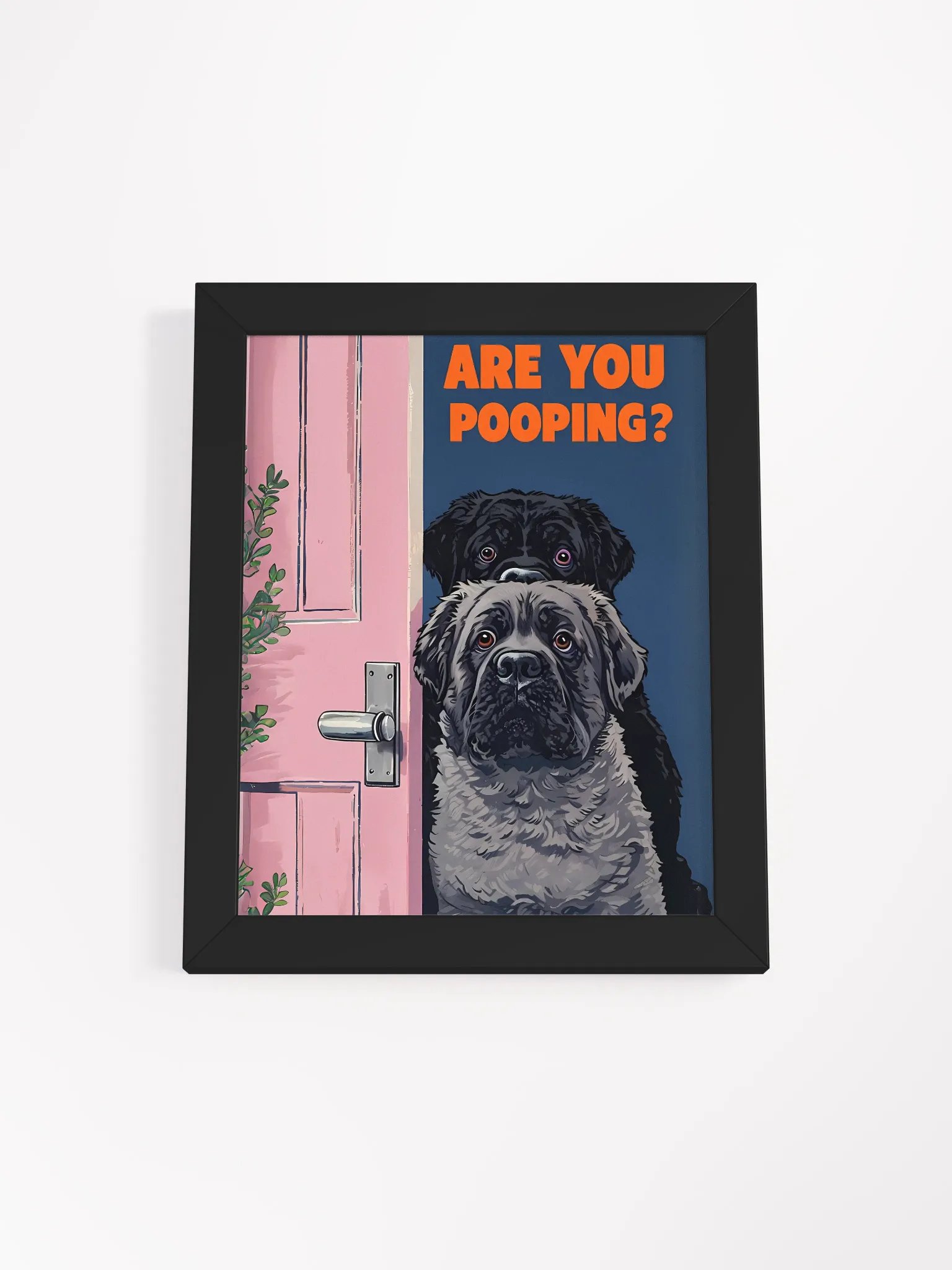 Peekaboo Pooches Framed Poster product image (2)