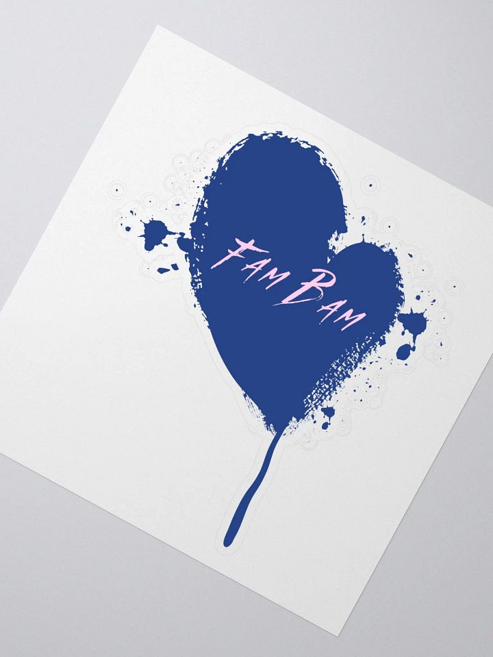 FB Blue Heart Sticker product image (2)