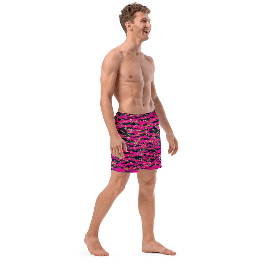 Pink Camo Swim Trunks product image (12)