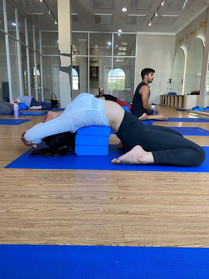 Healing Backbends: Therapeutic Yoga for Back Pain Relief Class 50 Min |Part -2 | Level -★ product image (1)