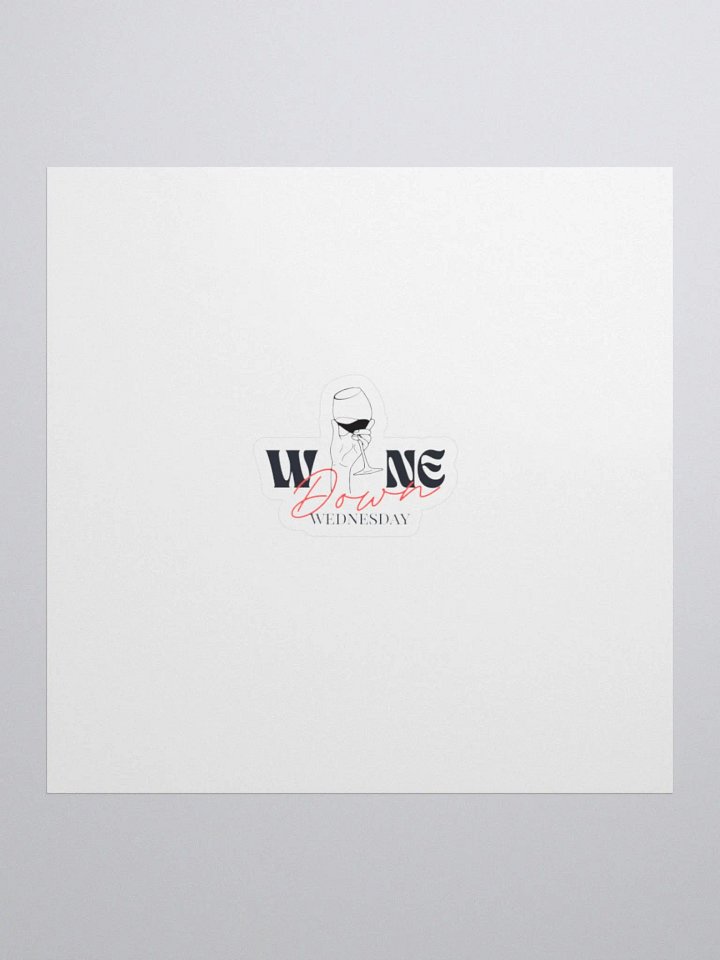 Wine Wednesday Sticker product image (2)