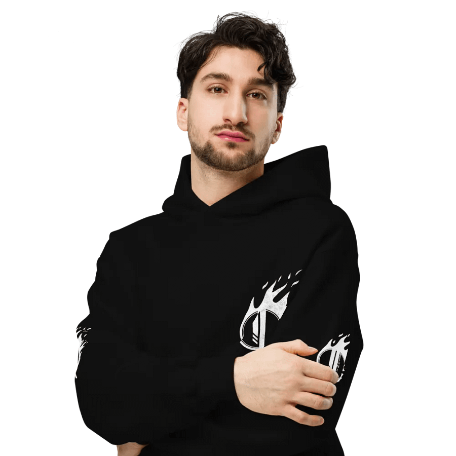 Flame logo hoodie product image (6)